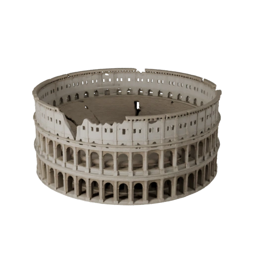 Low Poly Colosseum 3D Model for Realtime Games and VR