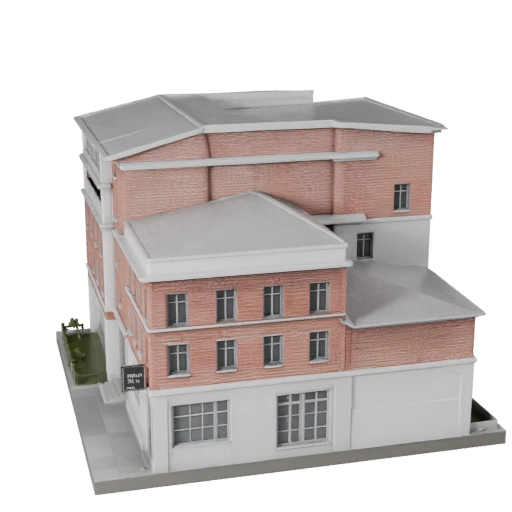 Mediterranean House 3D Model for Unity - Game Asset