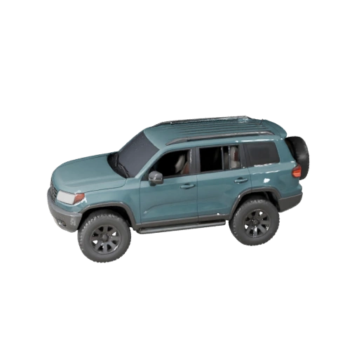 Family Suv 3D Model for Blender & Games - Realistic PBR