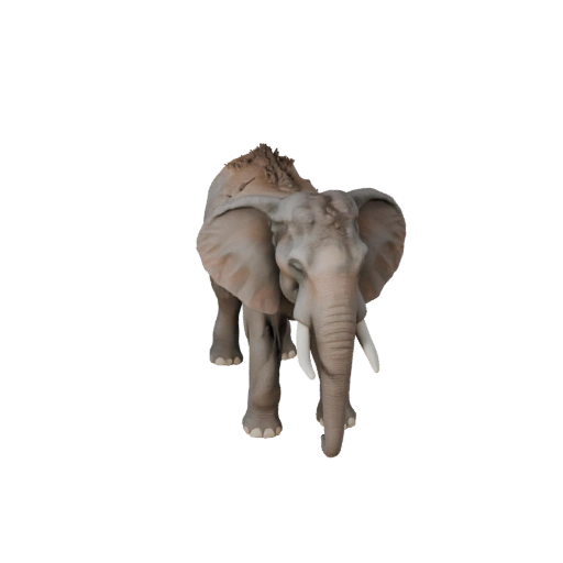 Modelo 3D de Elefante Asiático de Alto Poligonagem - Ativo STL Detalhado para Impressão