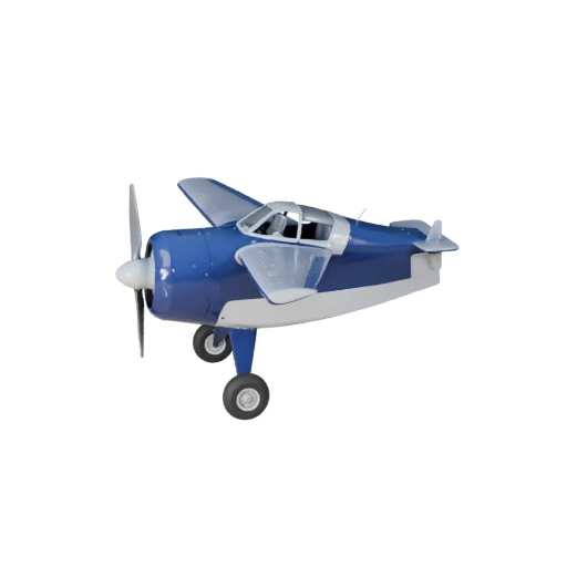Avión de Hélice 3D Modelo para Unreal Engine - Listo para Juegos