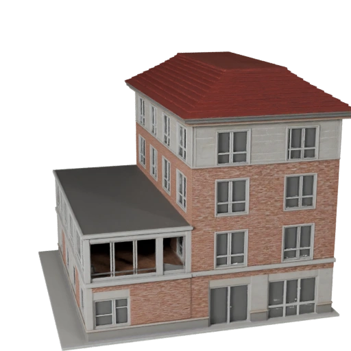Maison préfabriquée 3D pour Unity - Ressource de jeu pour Architecture