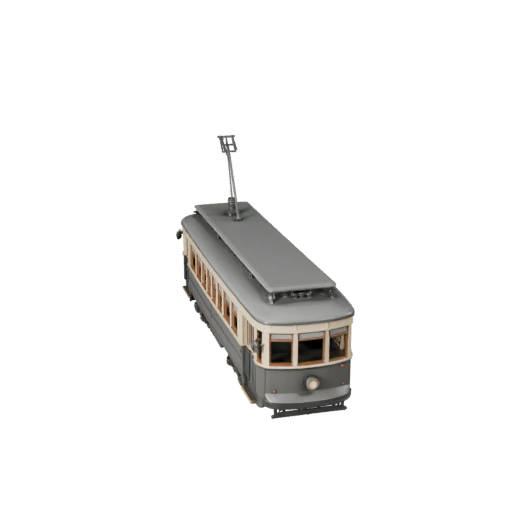 Vintage Tramcar 3D Model for Blender - Render Ready Asset