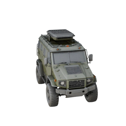 Auto Blindato 3D Model per Blender e Giochi - Realistico PBR (Legacy)