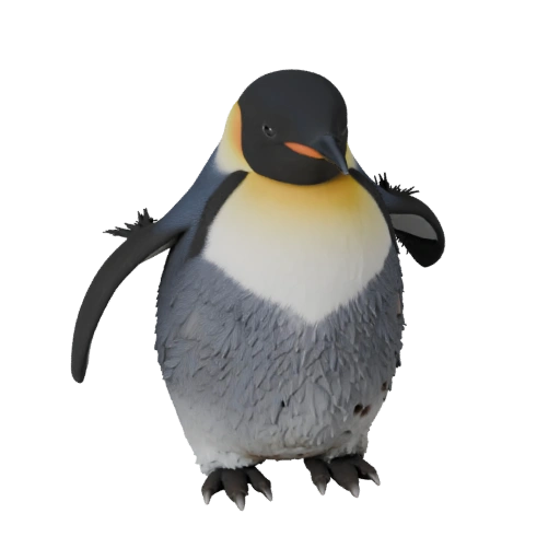 Emperor Penguin 3D Model for Unity - Game Ready Asset, FBX