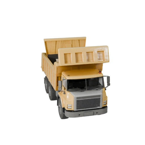 High Poly Dump Truck 3D Model for Studio Renders - PBR (Legacy)