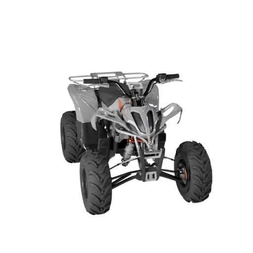 Modelo 3D de Quadriciclo ATV Pronto para Jogo para Uso em Tempo Real