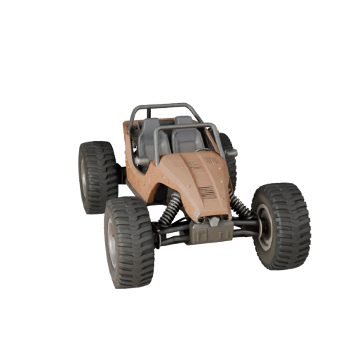High Poly Dune Buggy 3D Model for Studio Renders - PBR (Legacy)