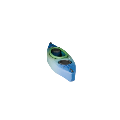 Modelo 3D de Kayak Poligonal Bajo para Unity y Unreal PBR Asset