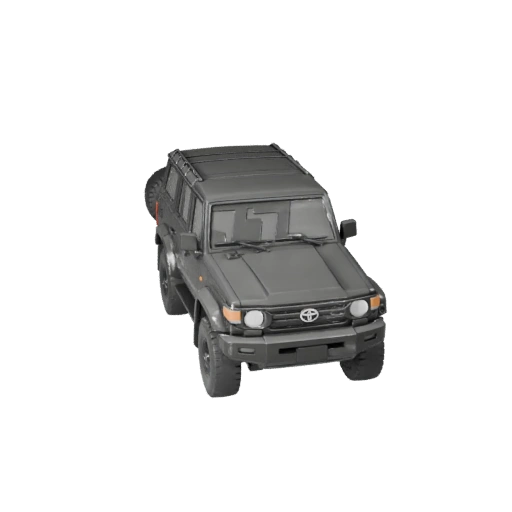 Printable Toyota Inspired Suv STL 3D Model - Display