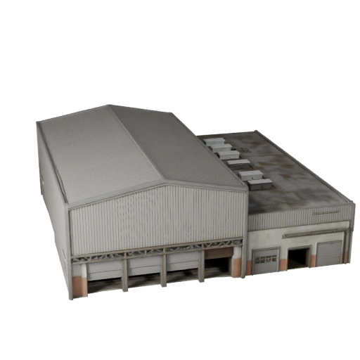 Brauerei Gebäude 3D Modell - Realistisches Archviz Asset