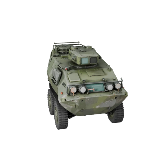 Modello 3D High Poly Mrap per Rendering Studio Asset PBR