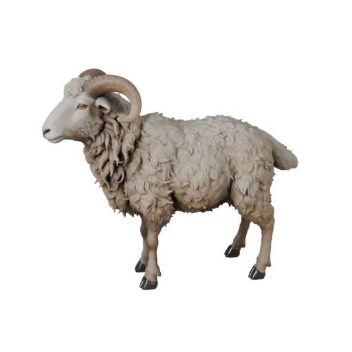 Modelo 3D de Oveja Realista - Activo PBR Rigged para Juegos | Libre de Regalías