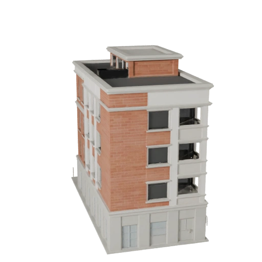 Low Poly Bungalow 3D Model for Realtime Games and VR