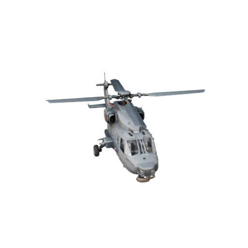 Helicóptero de Ataque Inspirado em Apache 3D Model para Blender -