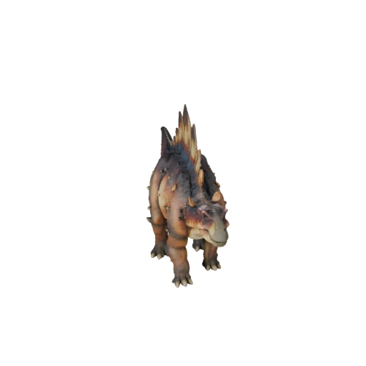 Modelo 3D Realista de Estegossauro - Asset PBR Rigged para Jogos