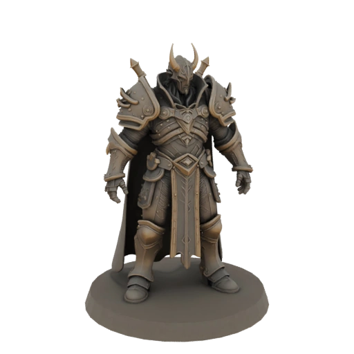 Miniatura STL Signore dei Vampiri Gravebound Dark Fantasy