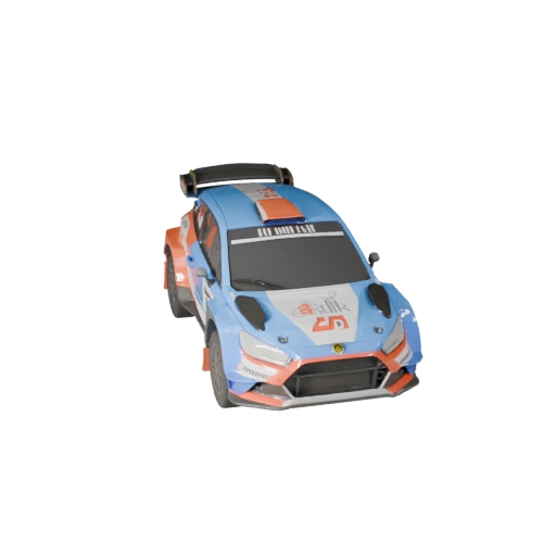 Game Ready Rally Car 3D Model for Realtime Use PBR Asset (Legacy)