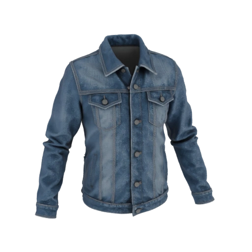 Giacca di Jeans STL Asset 3D per Costruttori Hobby di Stampa