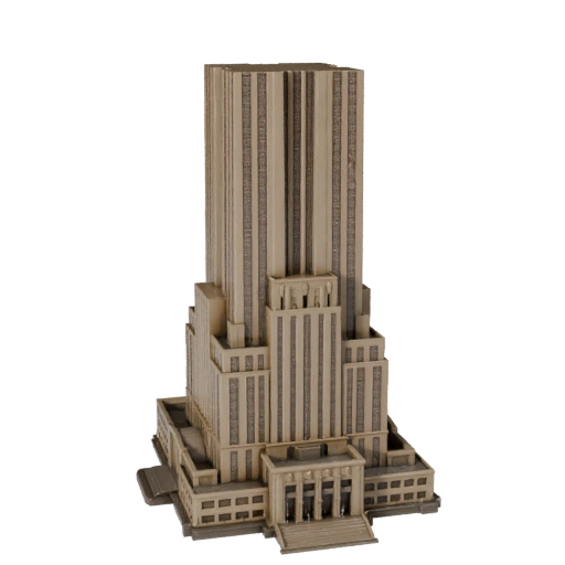 Empire State Building 3D Model - Realistic Archviz Asset