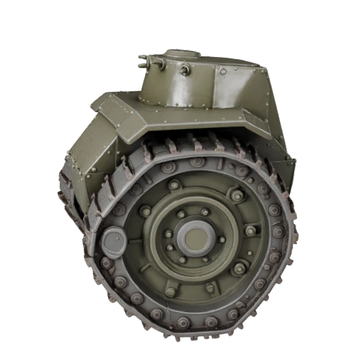 High Poly Self Propelled Howitzer 3D Model for Studio