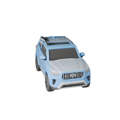 Printable Family Suv STL Model - Collectible Display (Legacy)