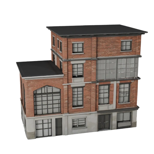 Mediterranean House 3D Model for Unreal - Realtime Asset