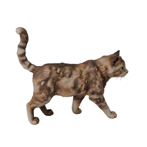 Cat 3D Model for Blender - PBR Asset with Textures | Royalty-Free