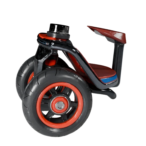 Modelo 3D de Scooter de Alta Poligonagem para Renders de Estúdio Ativo PBR