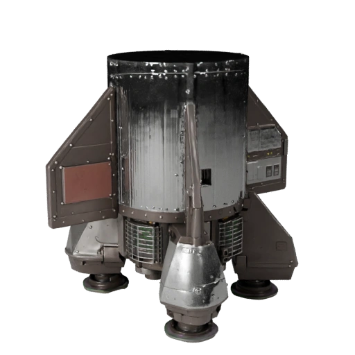 Modèle 3D de fusée pour Blender et jeux - Actif PBR réaliste