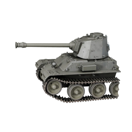 High Poly Wwii Tank 3D Model for Studio Renders - PBR