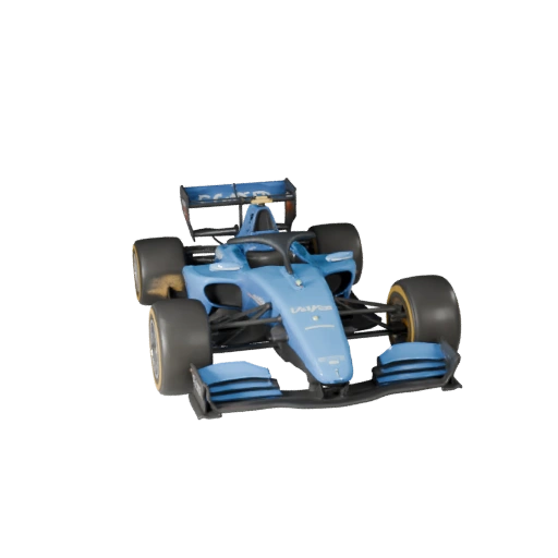 Formel-Rennwagen 3D-Modell für Unity - Low Poly Game Asset (Legacy)