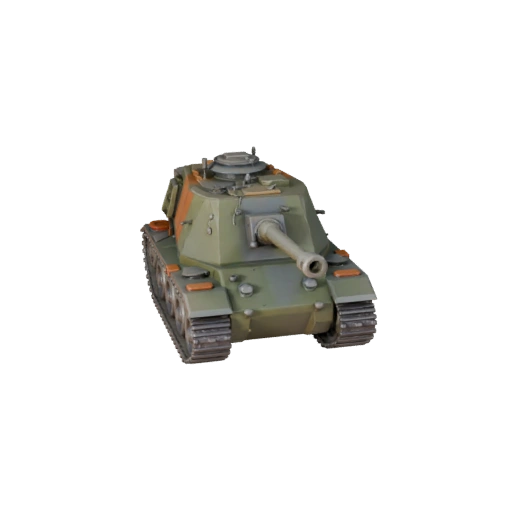 Cartoon Self Propelled Howitzer 3D Model - Stylized Game