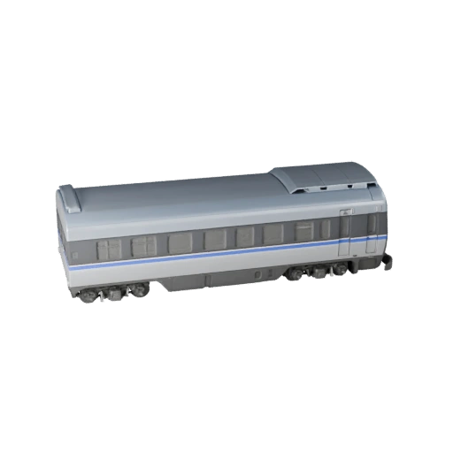 Hochgeschwindigkeitszug 3D-Modell für Blender - Realistisches PBR
