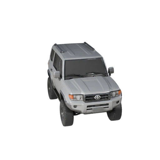 Toyota Inspired SUV 3D Model for Blender & Games -