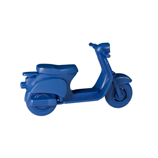 Modelo 3D STL de Scooter Imprimível para Colecionáveis e Exibição