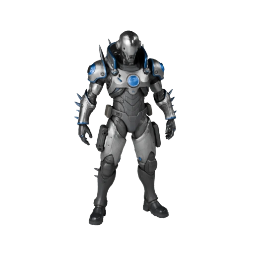 Cyberpunk NPC Officer Character Model - Rigged