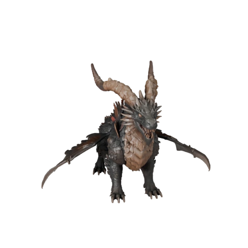 Modello 3D Drago Terrestre per Unity - Asset Pronto per il Gioco, FBX | PBR