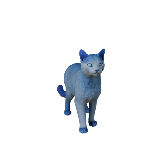 Modelo 3D Realista de Azul Russo - Asset PBR Rigged para Jogos