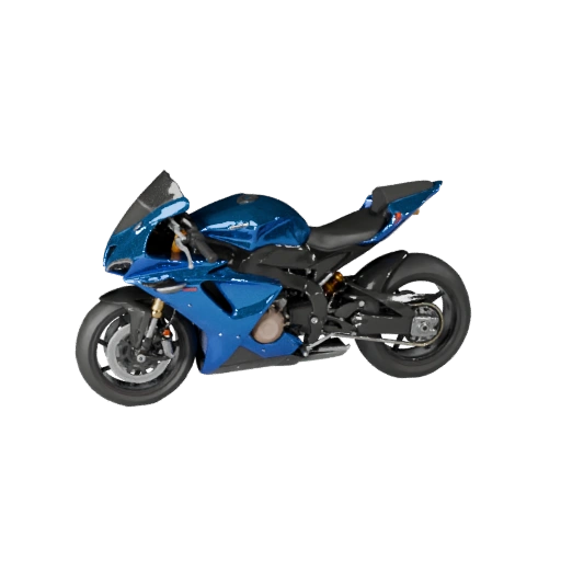 Sport Motorcycle 3D Model for Unity - Low Poly Game Asset
