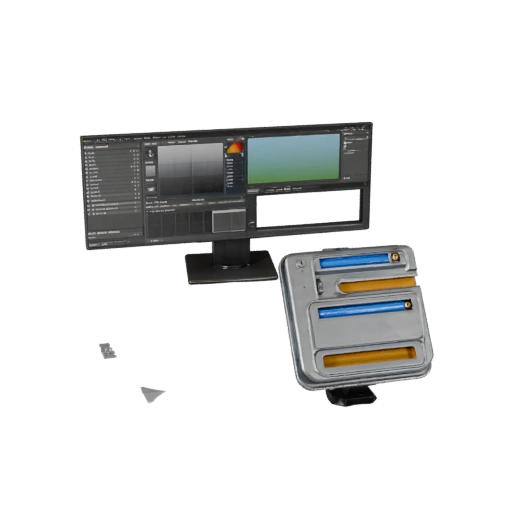 Modelo 3D de Painel para Blender - Asset Pronto para Renderização
