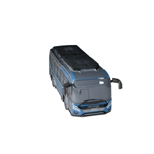 Futuristic Bus 3D Model for Unreal Engine - Game Ready