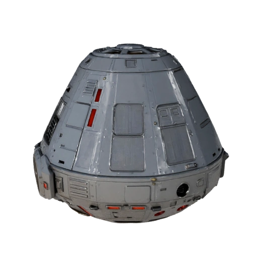 Crew Capsule 3D Model for Unreal Engine - Game Ready