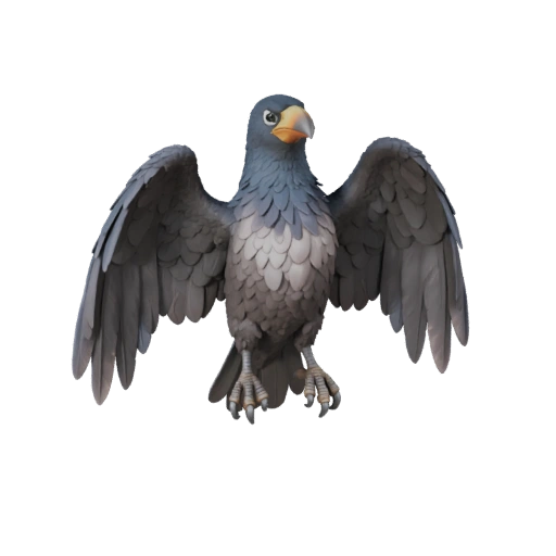 Crow 3D Model for Blender - PBR Asset with Textures | Royalty-Free