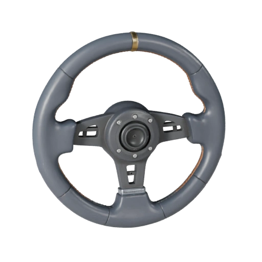 Steering Wheel 3D Model for Blender & Games - PBR Asset