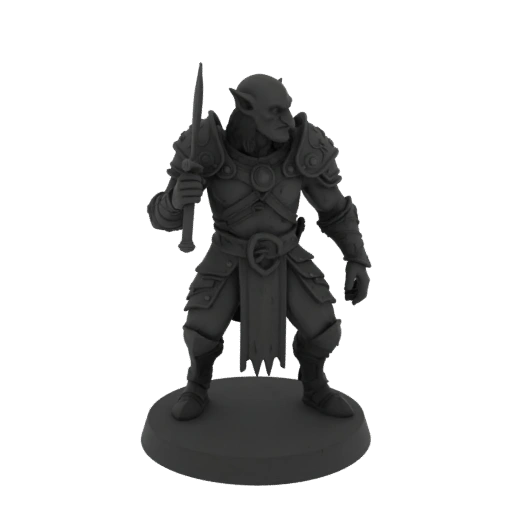 Fantasy Ancient Goblin Archer Miniature STL - Stalking