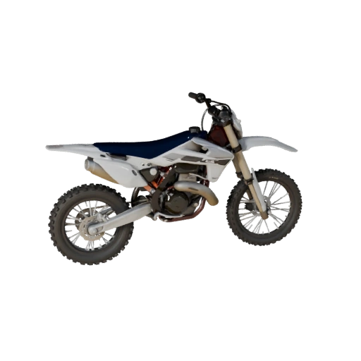 Modelo 3D de Moto de Terra Pronto para Jogo para Uso em Tempo Real Ativo PBR