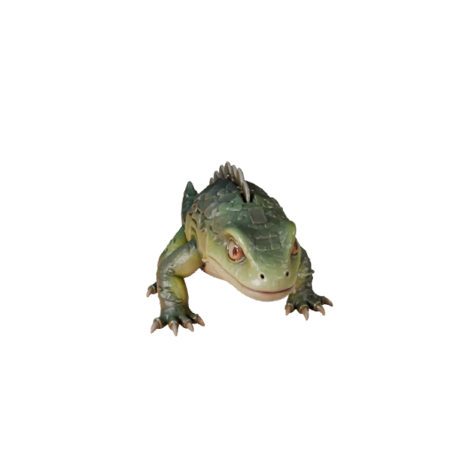 Cartoon Gila Monster 3D Model - Stylized Asset for Animation