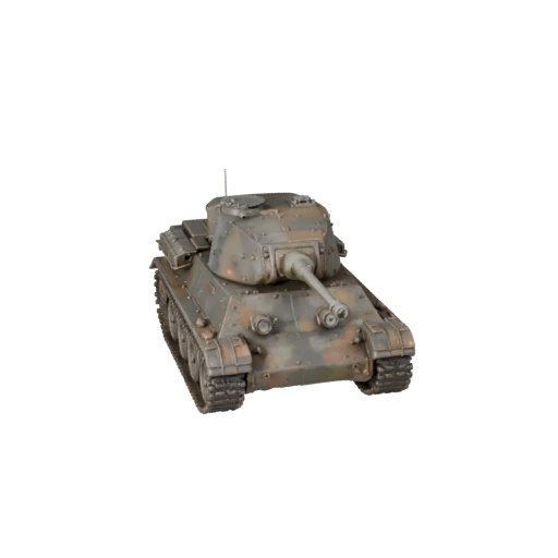 WWII Tank 3D Model - Game Ready PBR Transport Asset