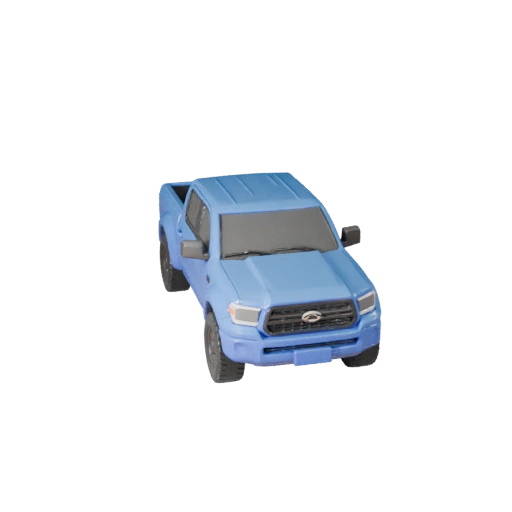 Modello STL Pickup Truck Stampabile per Collezionismo &